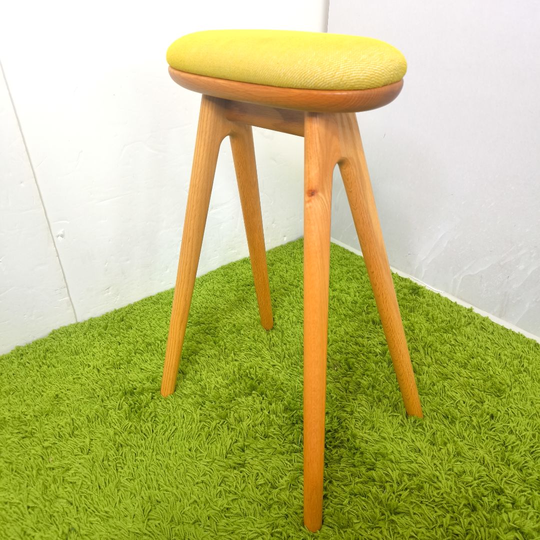 ★美品★ナガノインテリア スツール コッペ キッチンスツール