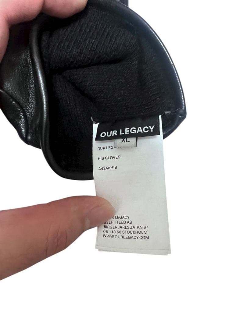 小物 Our Legacy His GLOVES XL