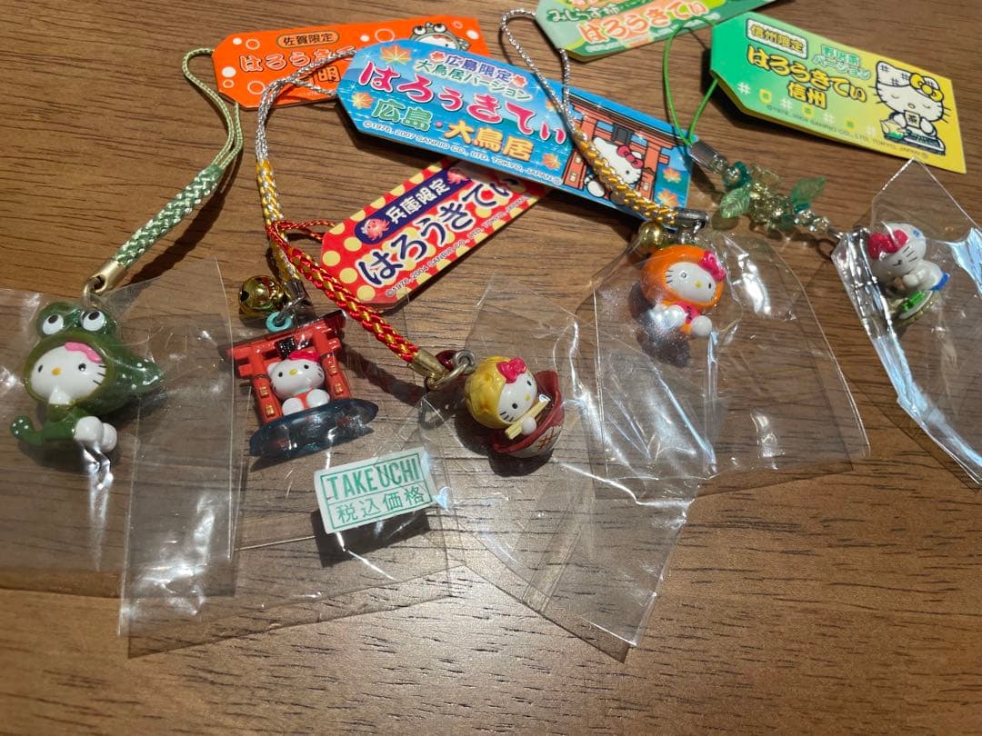 ご当地キティ　根付け　10点セット