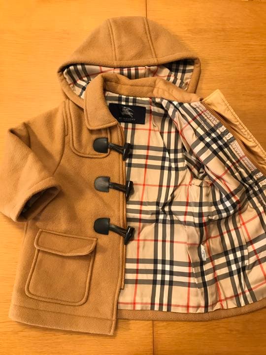 バーバリー　ダッフルコート　キッズ