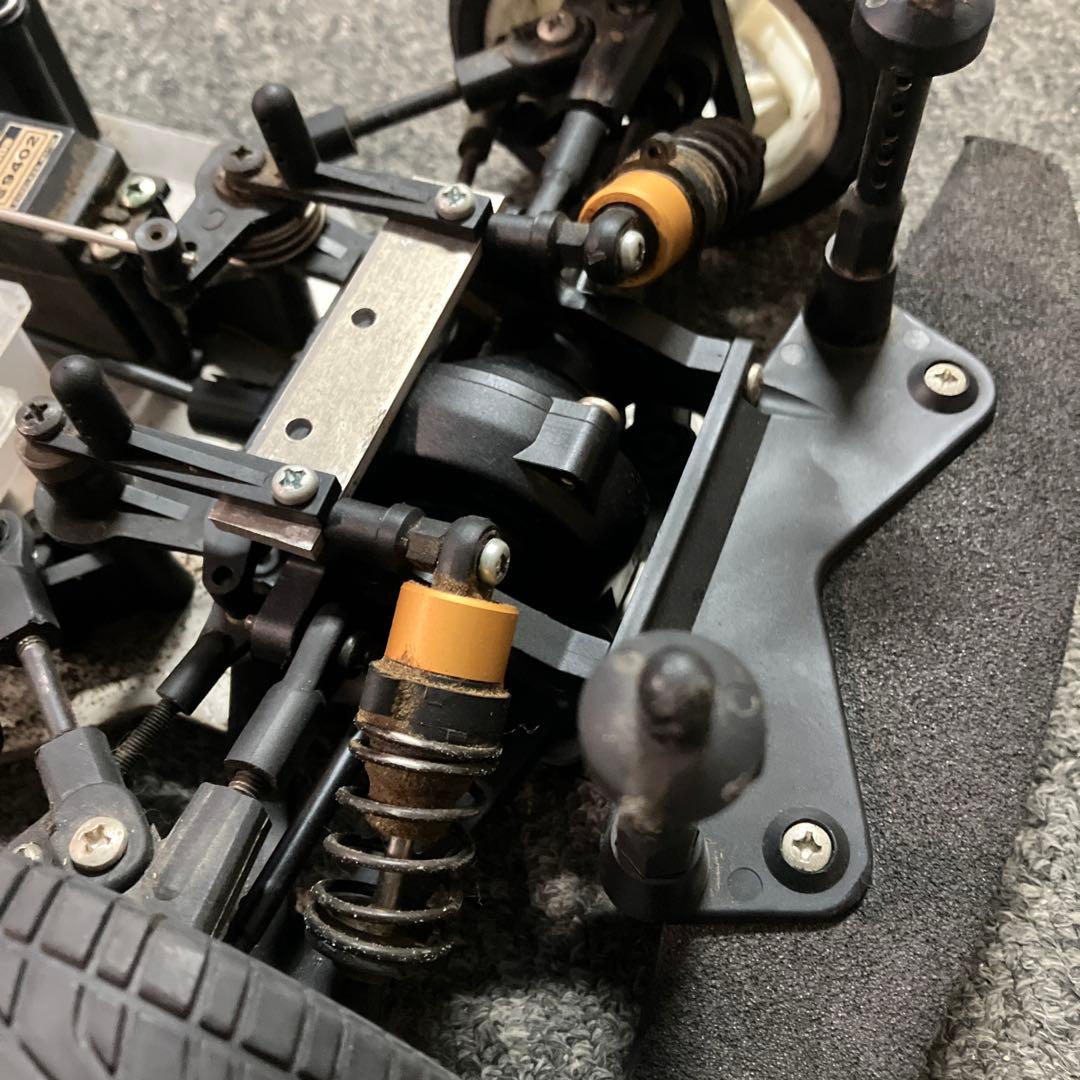 シルバー 4WD ラジコンカー　エンジンカー