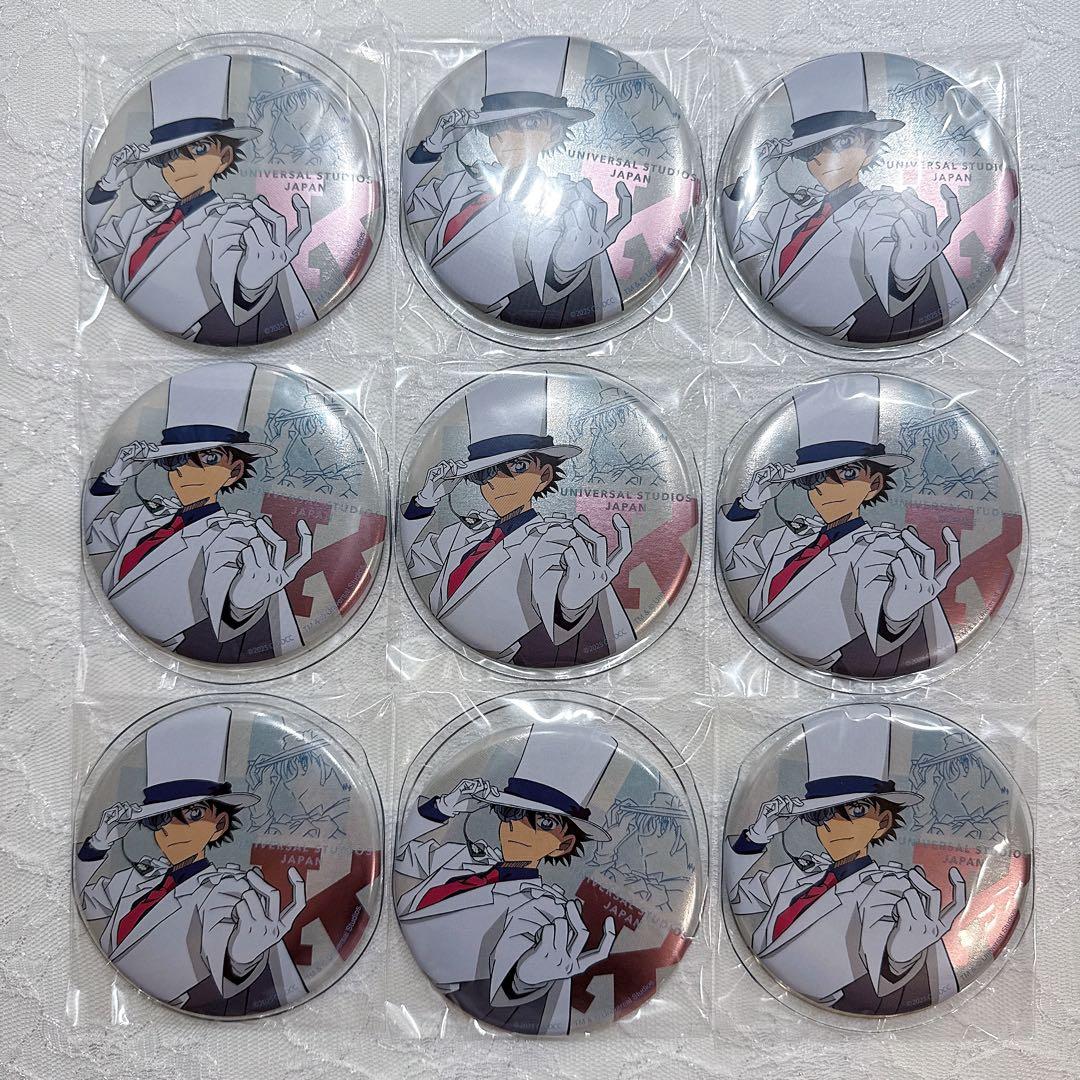 名探偵コナン USJ ユニバ 怪盗キッド 缶バッジ 2025