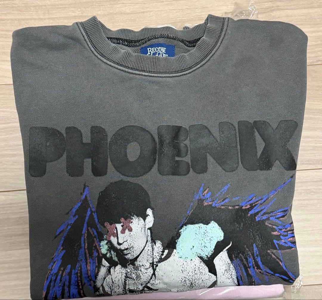 BECOMETREE×TAKUYA∞ PHOENIX スウェットシャツ ブラック