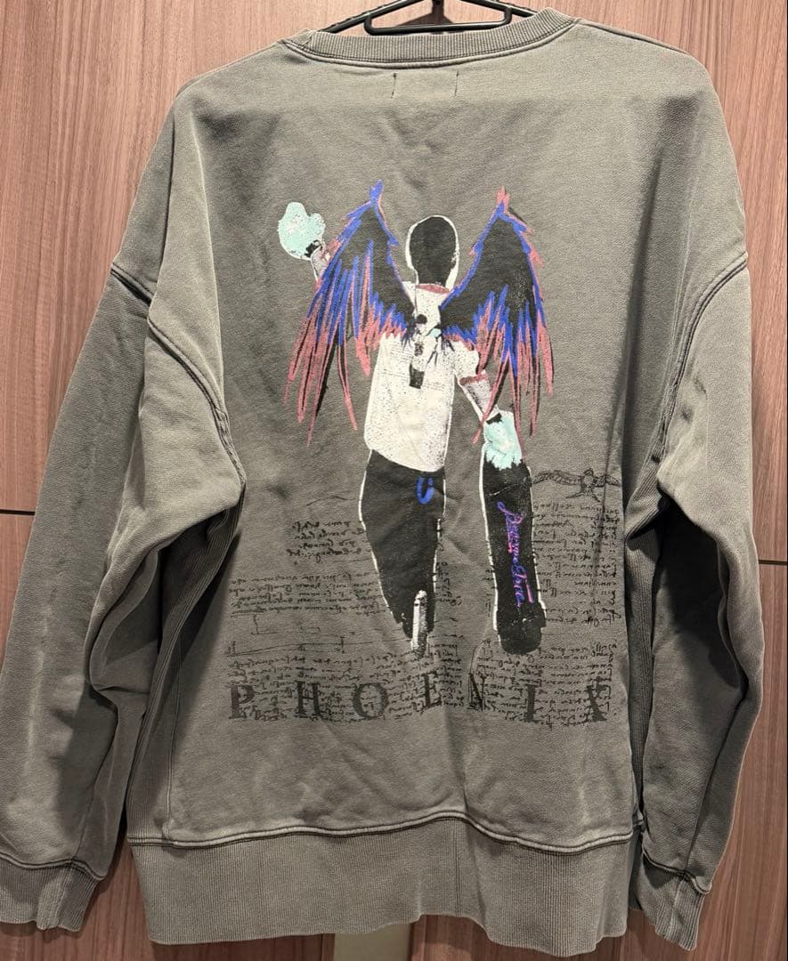 BECOMETREE×TAKUYA∞ PHOENIX スウェットシャツ ブラック