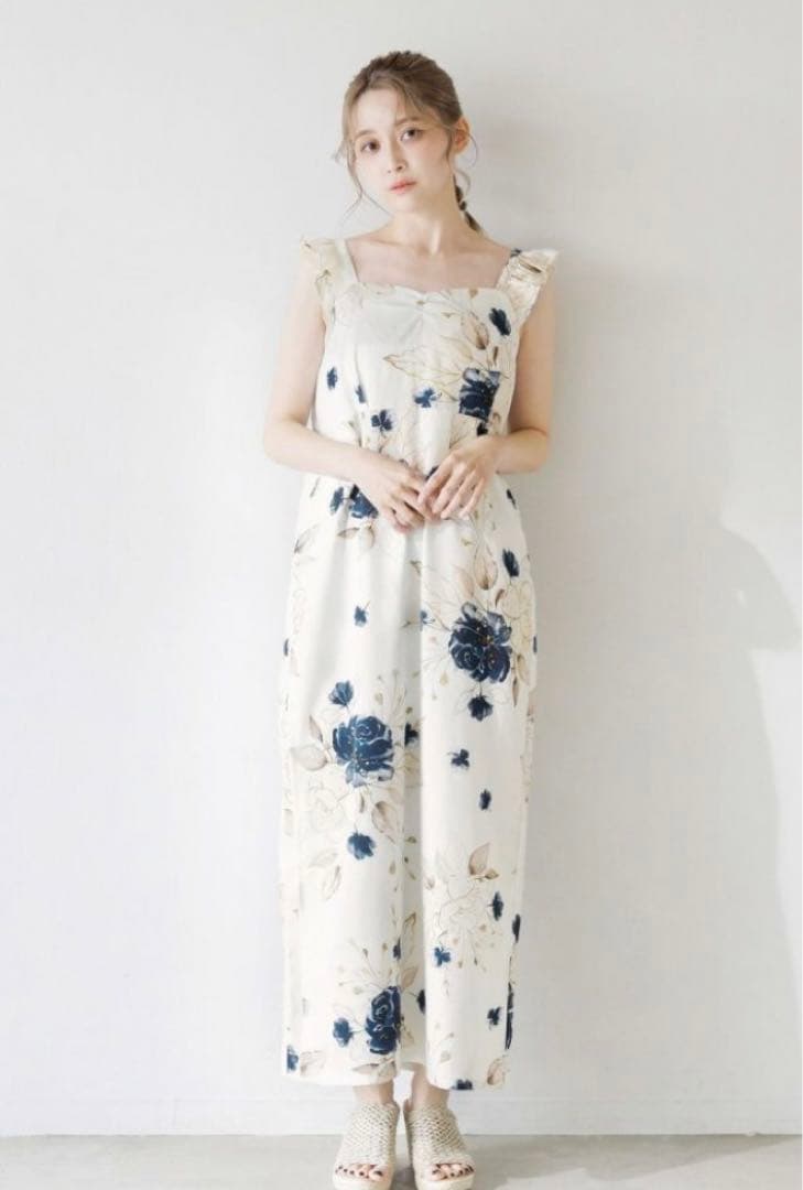 【ハナページ】dita ワンピース浴衣 幻想花明かり