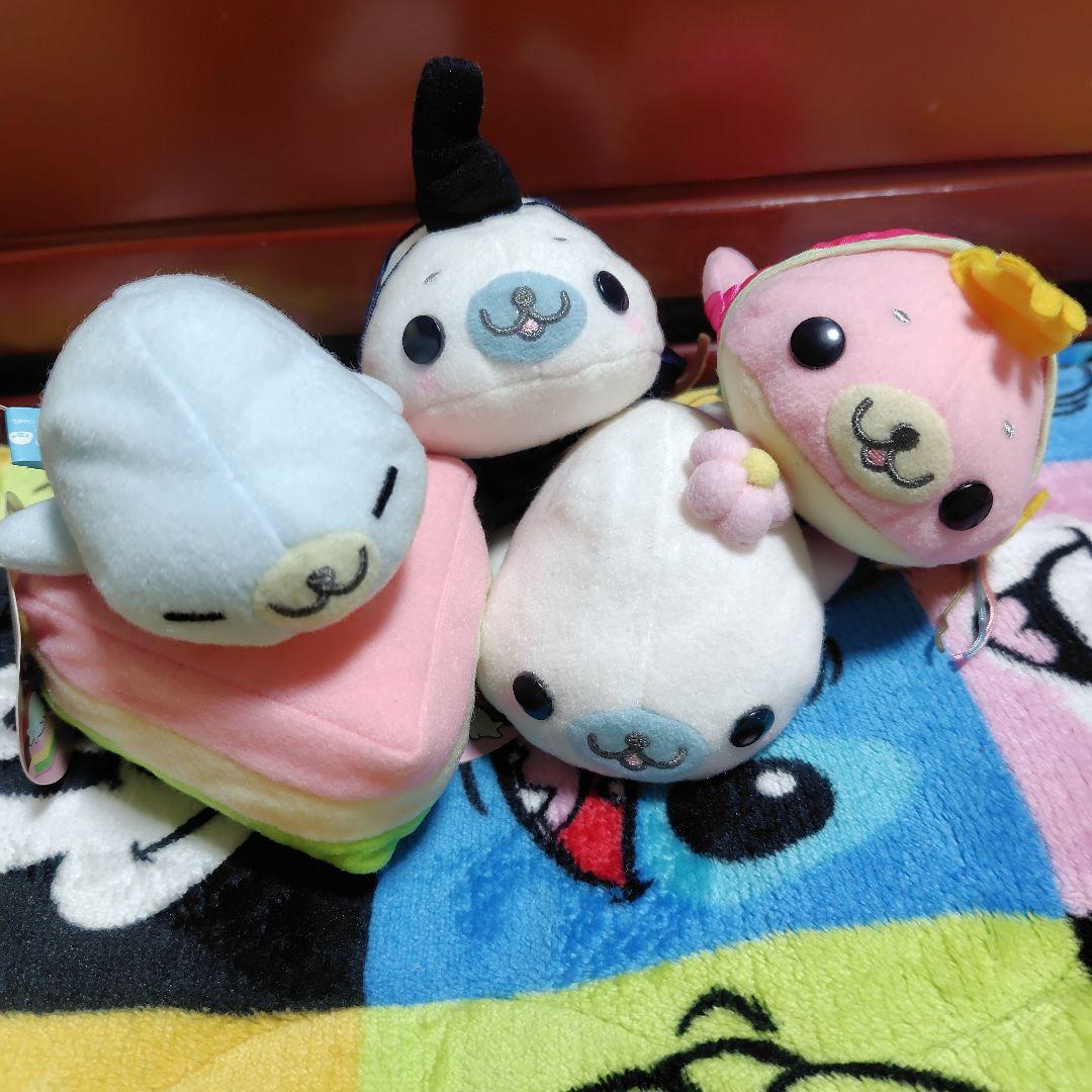 激レア　サンエックス まめゴマ ひな祭りぬいぐるみ　San-X　4種