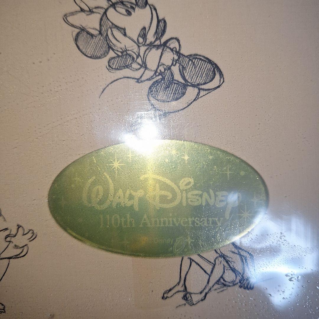 レア　非売品　ディズニー 110周年記念　ホログラムジグソーパズル　フレーム