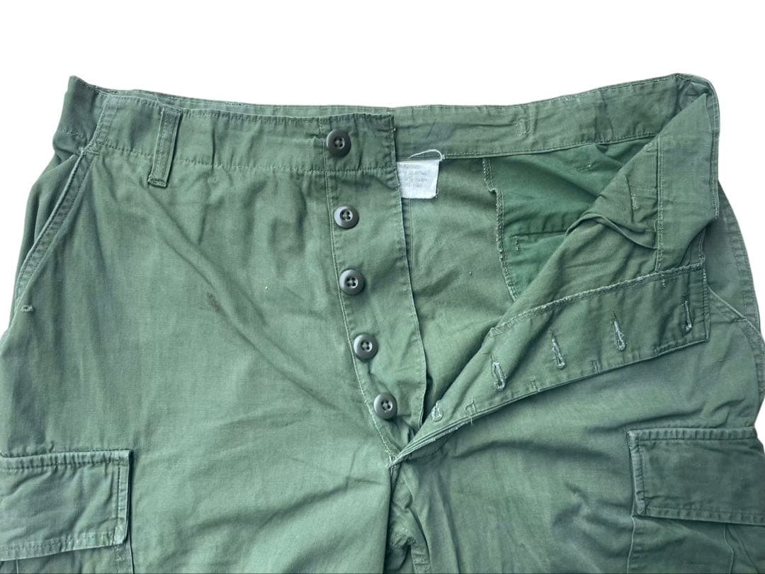 米軍ジャングルファティーグパンツ3rdノンリップ1967年OG107サイズM/R
