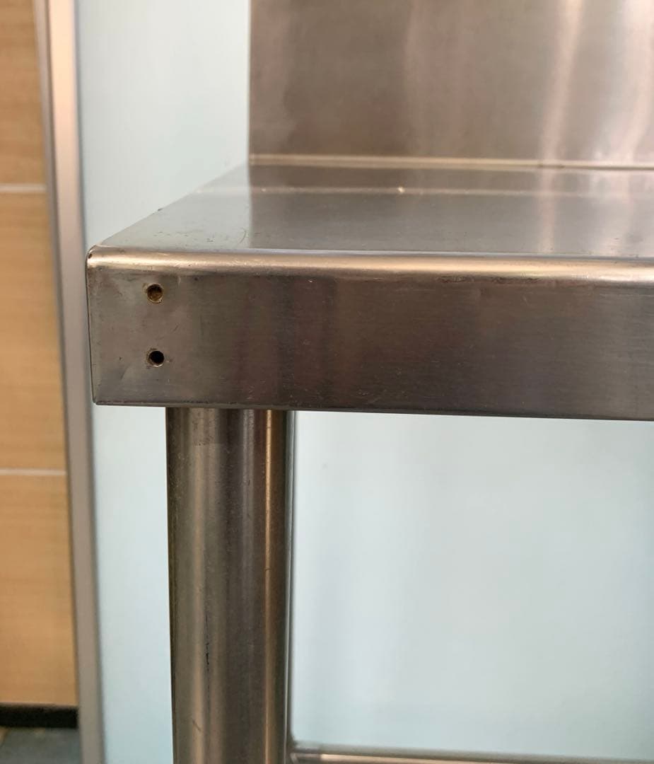 マルゼン 業務用ステンレス作業台 BW-066 バックガード付 80×60×60