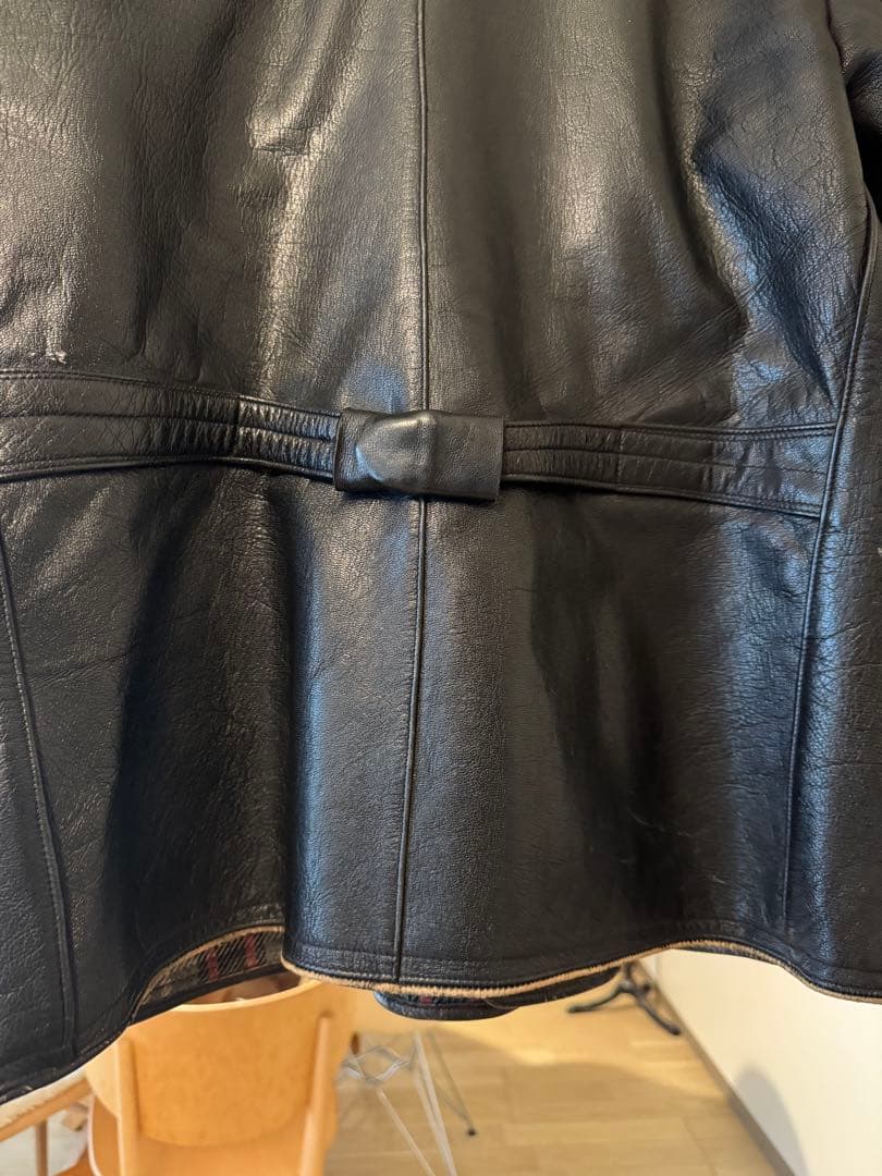 ジャケット・アウター 40's Swedish Double Breasted Leather