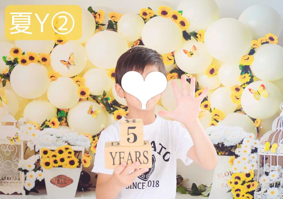 背景布夏BA②　キッズ、ペット、7,8月撮影用フォトブース　サーフィン　ピンク