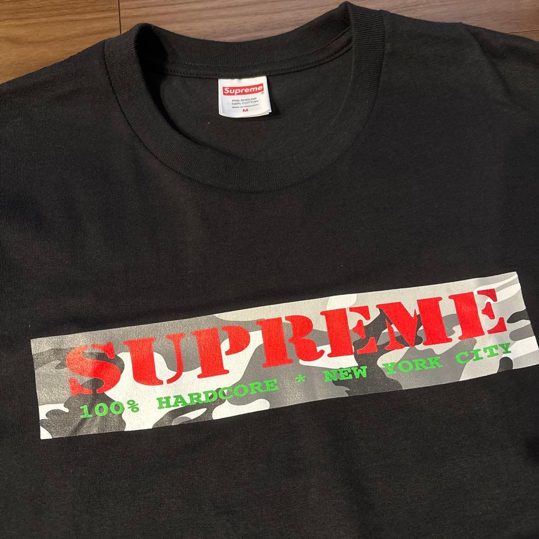 Supreme Hardcore Tee ブラック