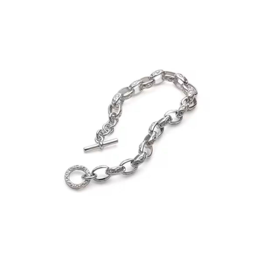 美品 SAAD アラベスク シルバー925 チェーンブレスレット