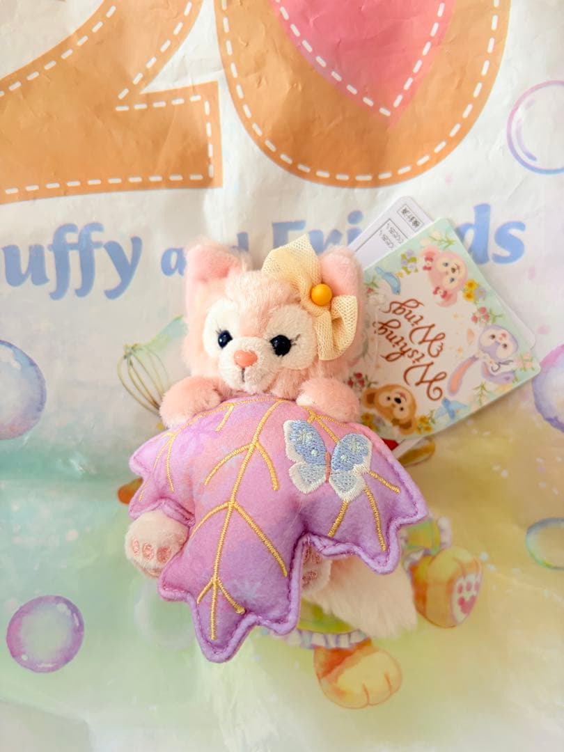 ダッフィー＆フレンズ　ぬいぐるみチャーム　ウィッシングウィングス