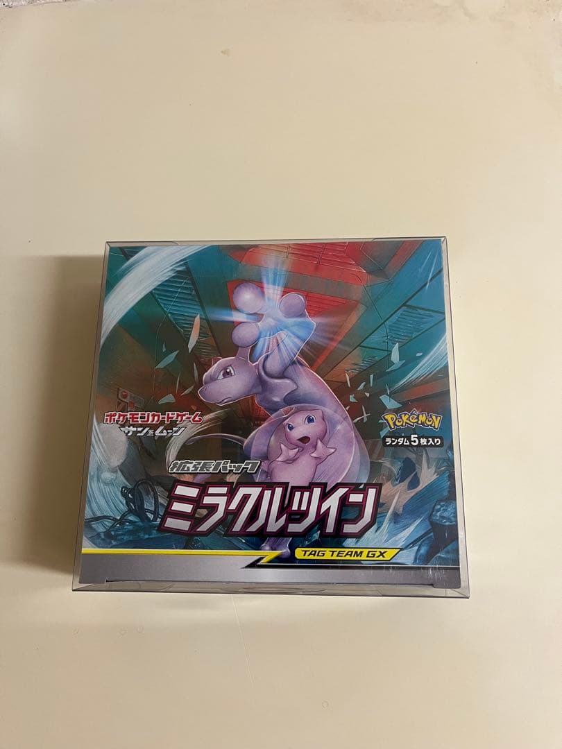 ポケモンカードゲーム シュリンク付き未開封BOX ミラクルツイン