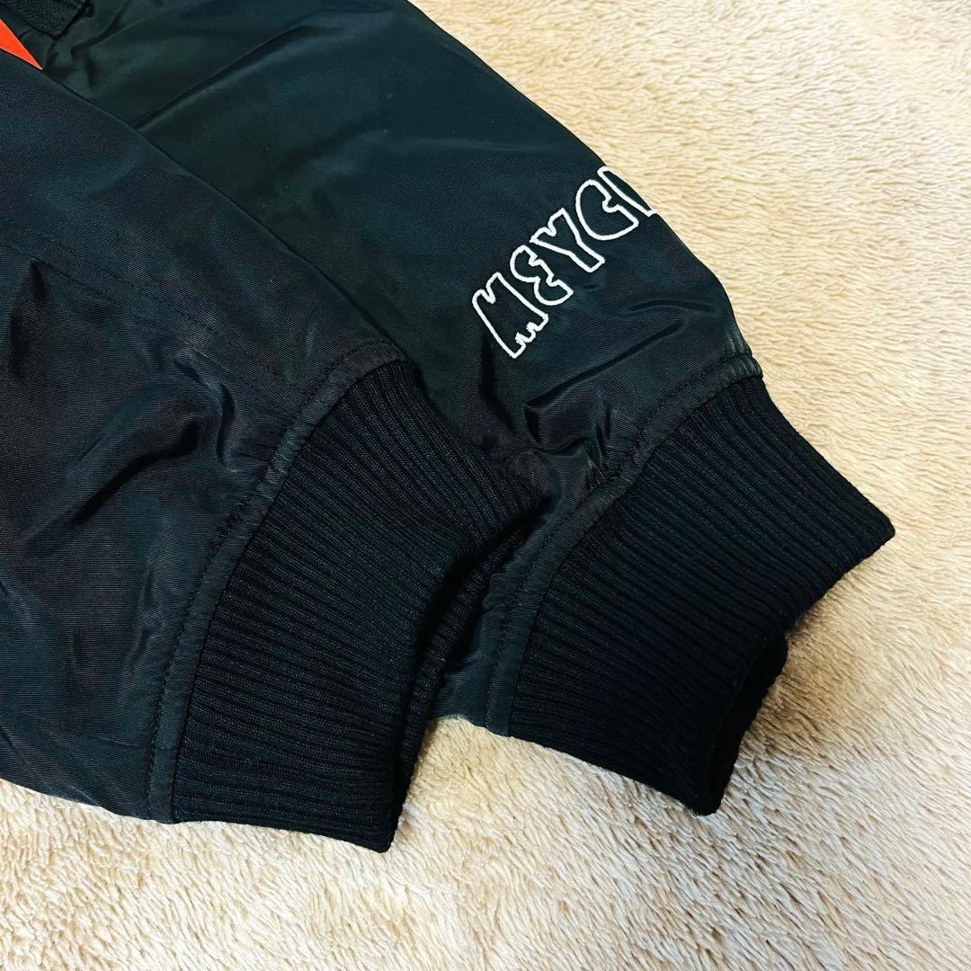 めいちゃん MA-1 歌い手 めいちゃん ジャンパー ブルゾン ブラック フリー