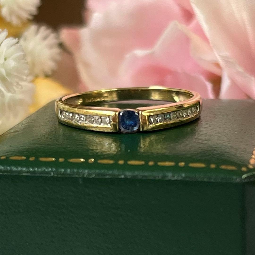 【超激レア‼︎】英国 9金 天然ゾイサイト バーミンガム 指輪 リング 1956年