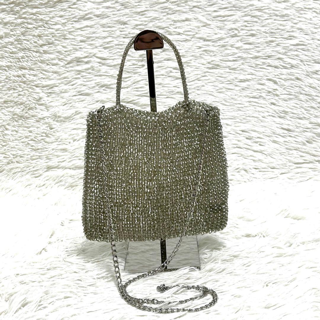 ANTEPRIMA 　ワイヤーバッグ　シルバー　2WAY アンテプリマ