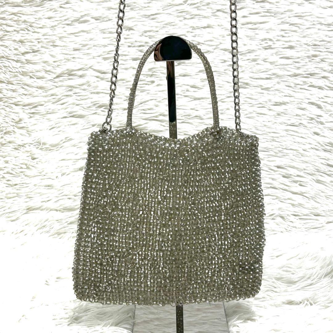 ANTEPRIMA 　ワイヤーバッグ　シルバー　2WAY アンテプリマ