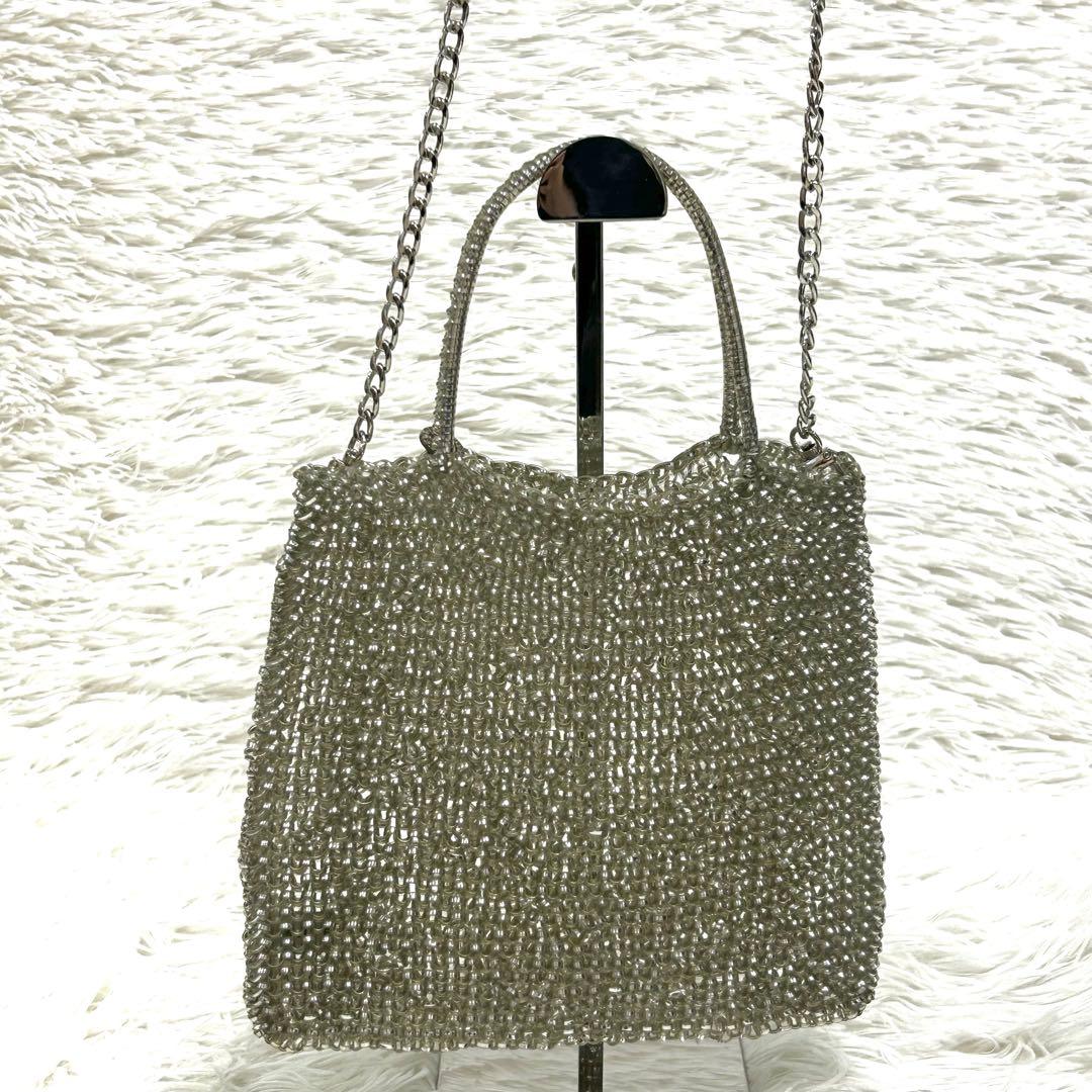 ANTEPRIMA 　ワイヤーバッグ　シルバー　2WAY アンテプリマ