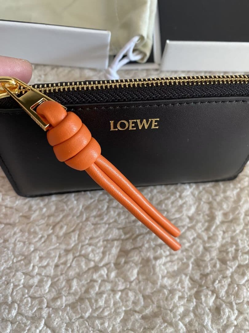 人気 ロエベ カードホルダー ミニ財布