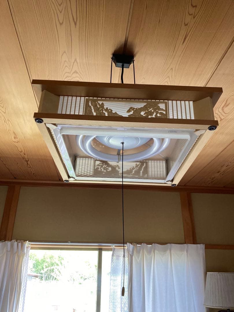 2個セット　和風シーリングライト　天井照明　レトロ　和室照明 National