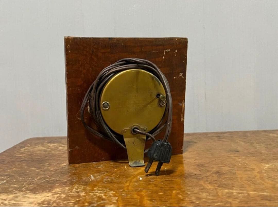 USA アンティーク　デスク　クロック　時計　ビンテージ インダストリアル