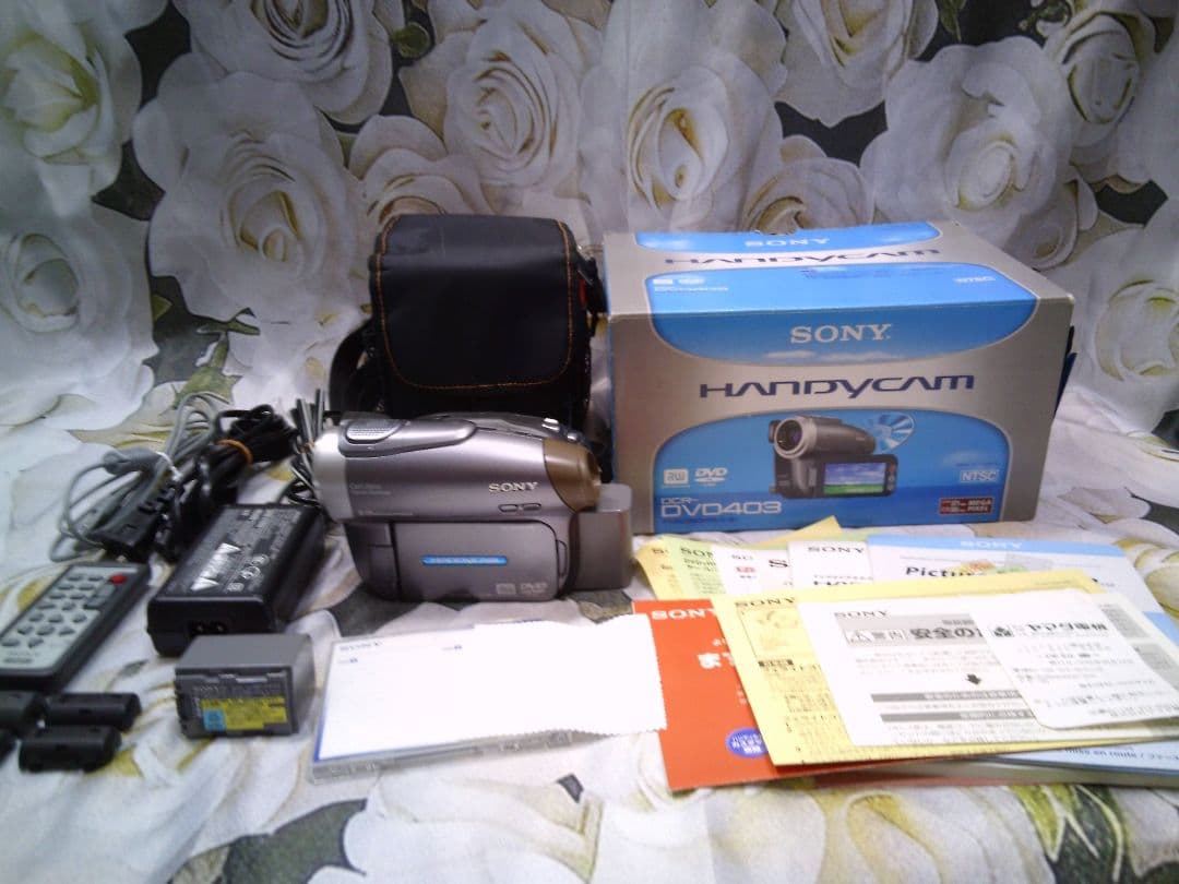 SONY　HANDYCAM DCR-DVD403　稼働品フルセット　美品中古品