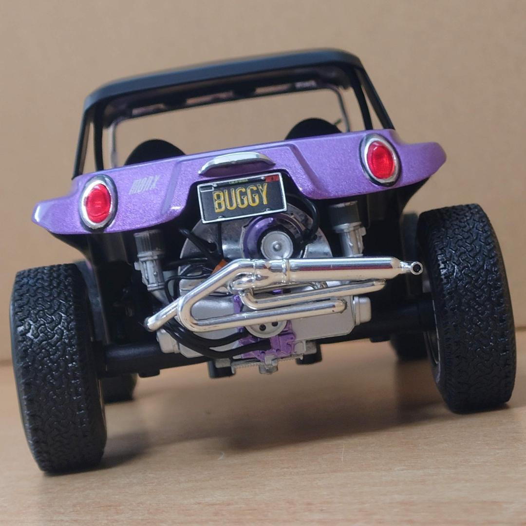 1/18 メイヤーズ マンクス バギー ソフトルーフ パープル ソリド製ミニカー