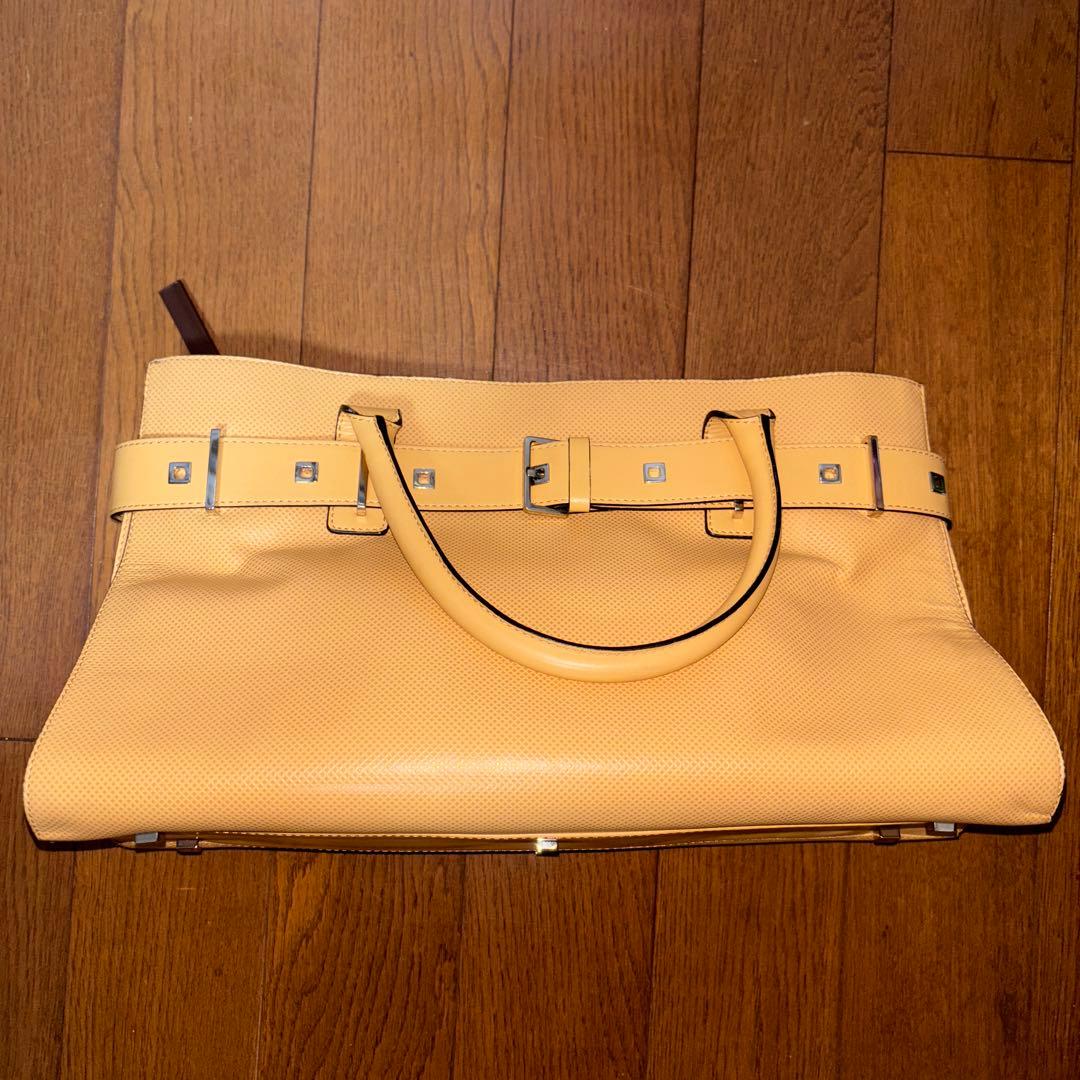 【極美品】ボッテガヴェネタ　ハンドバッグ　レザー　ブラウン