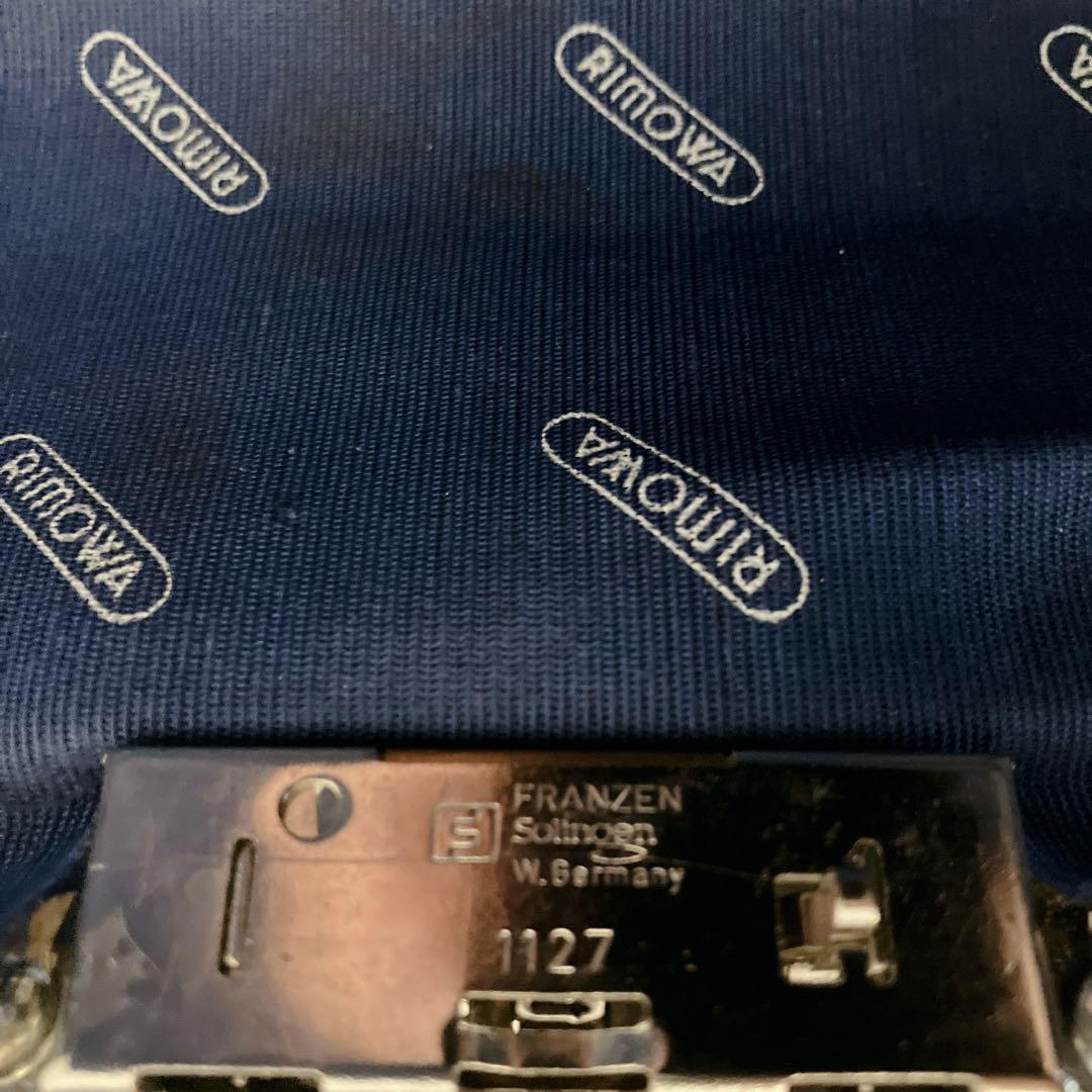 【廃盤・青ロゴ】RIMOWA リモワ　トパーズ　2本鍵付
