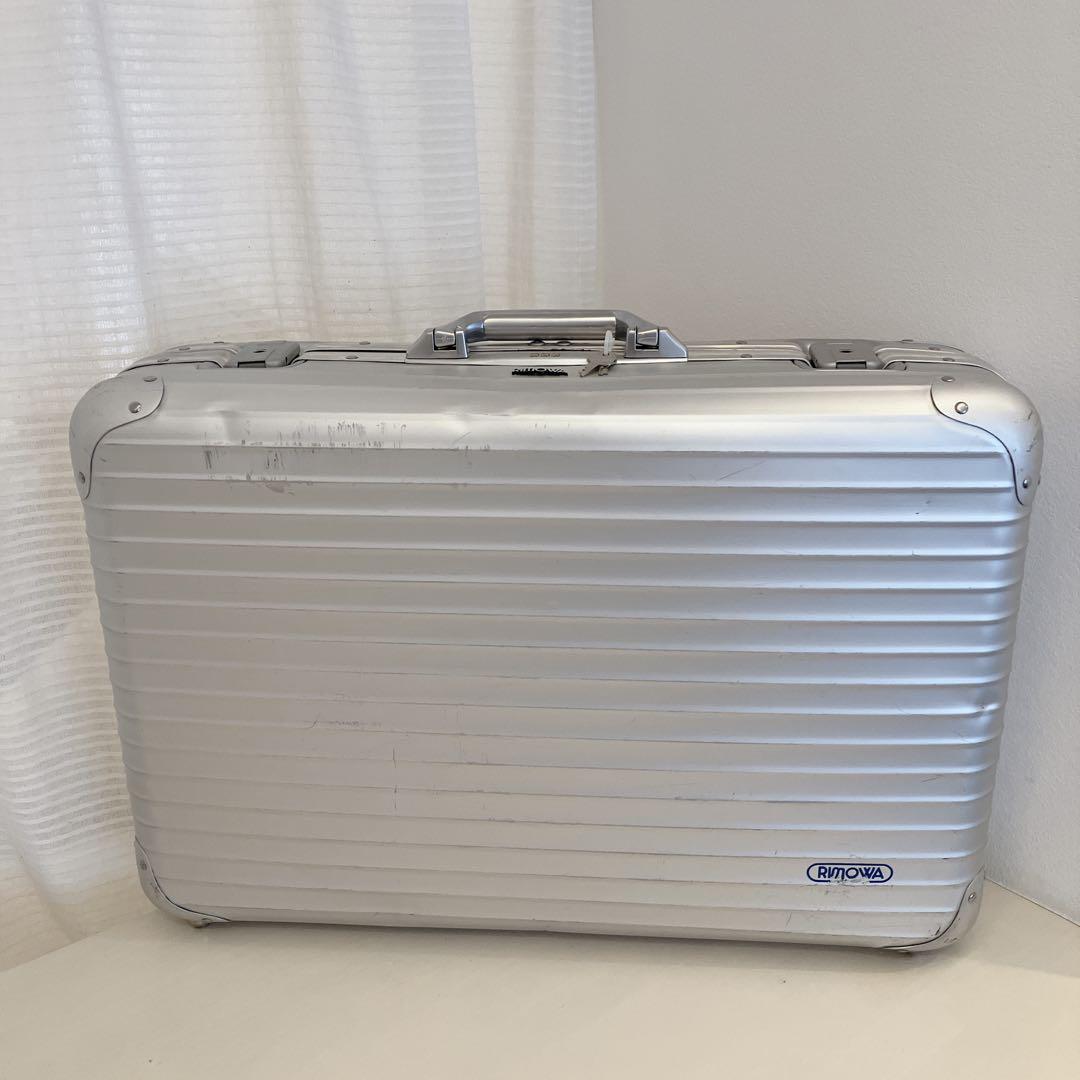 【廃盤・青ロゴ】RIMOWA リモワ　トパーズ　2本鍵付