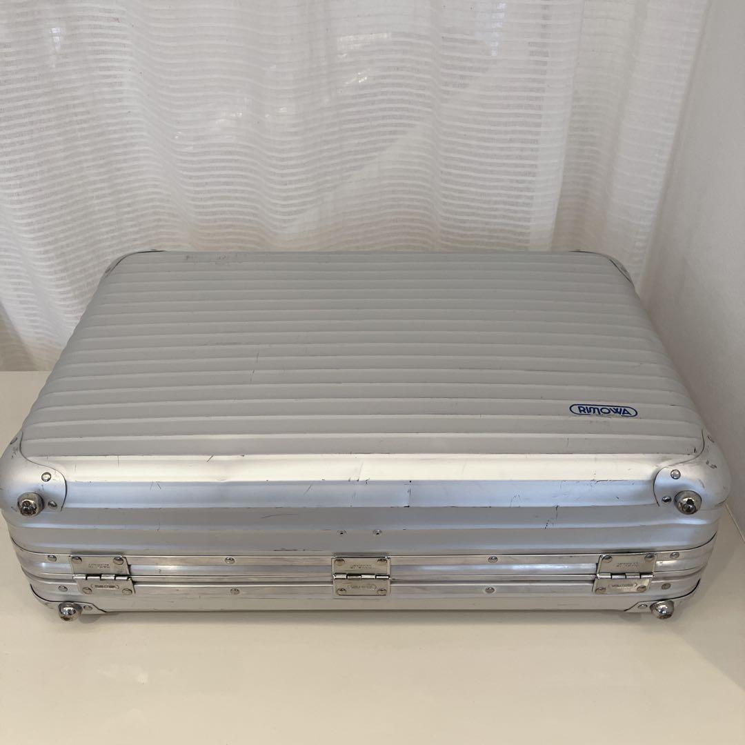 【廃盤・青ロゴ】RIMOWA リモワ　トパーズ　2本鍵付