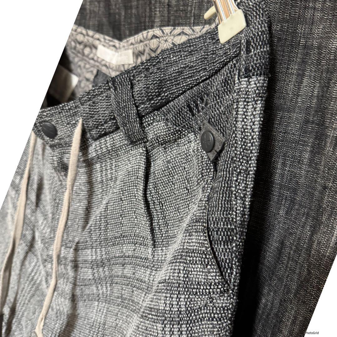 定価30800円 ホワイトマウンテニアリング　レーヨンジャガードサルエルパンツ