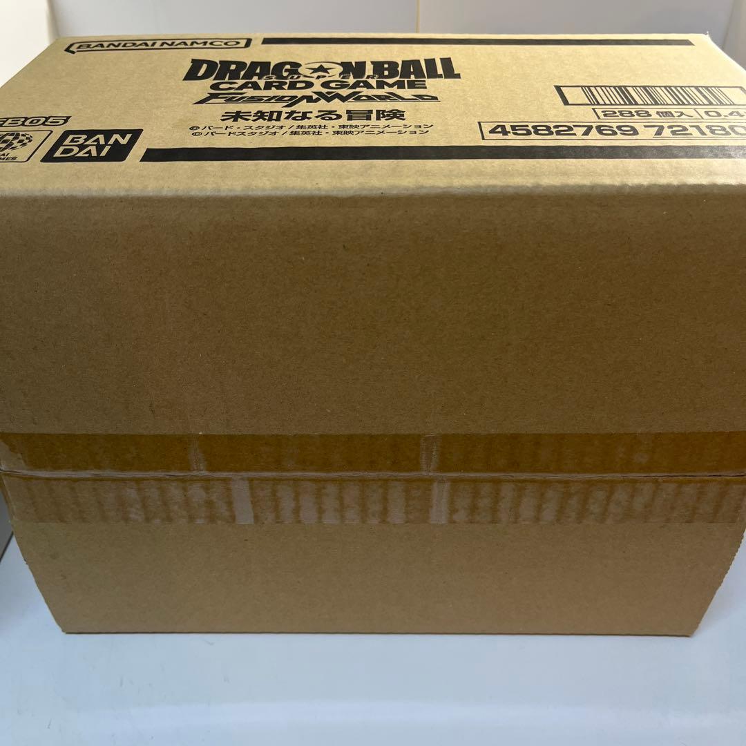ドラゴンボールカードゲーム フュージョンワールド　未知なる冒険　未開封カートン