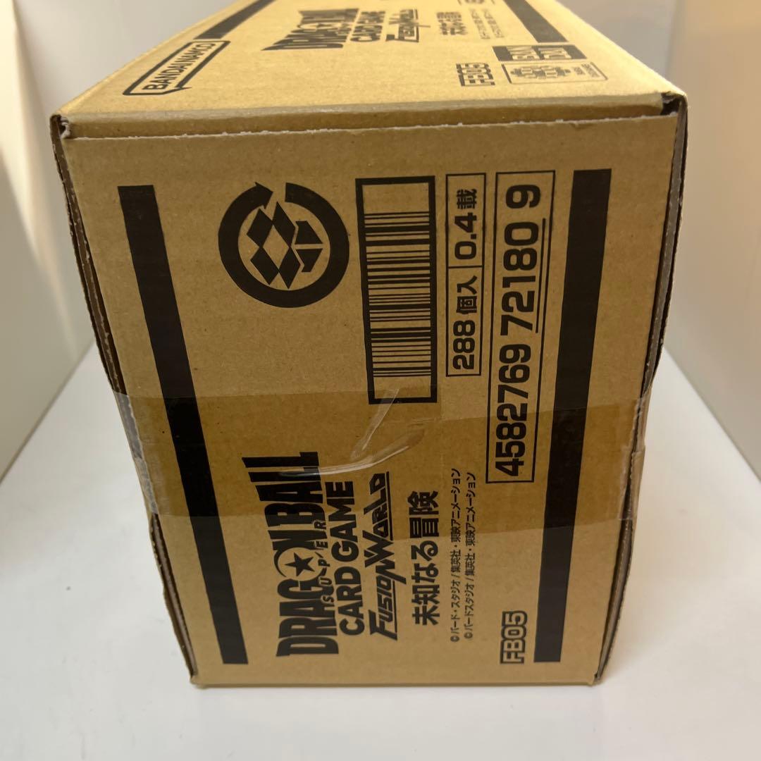 ドラゴンボールカードゲーム フュージョンワールド　未知なる冒険　未開封カートン