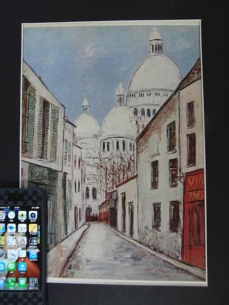 ユトリロ、MauriceUtrillo、サクレ・クール、限定高級画版、額付