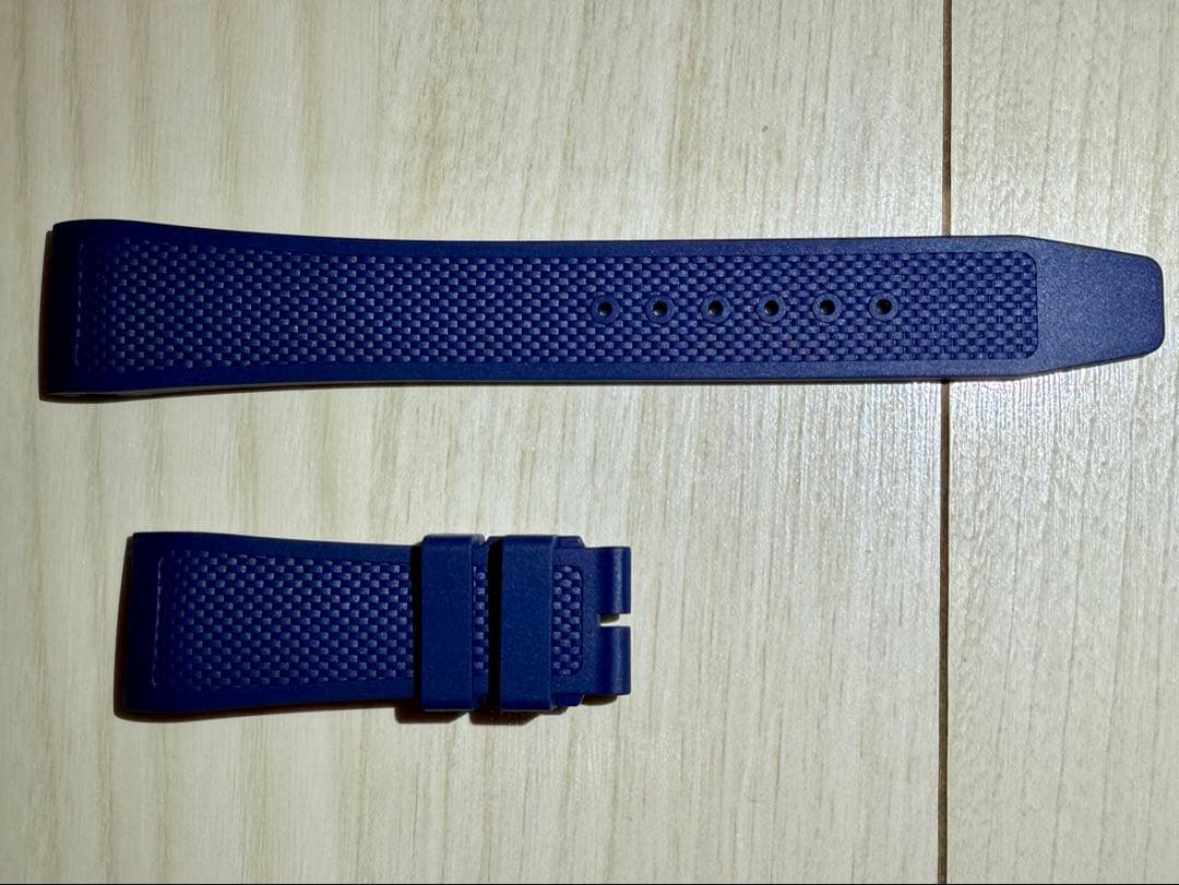 未使用【純正】IWC ポルトギーゼ　ヨットクラブ　ラバーベルト　ネイビー