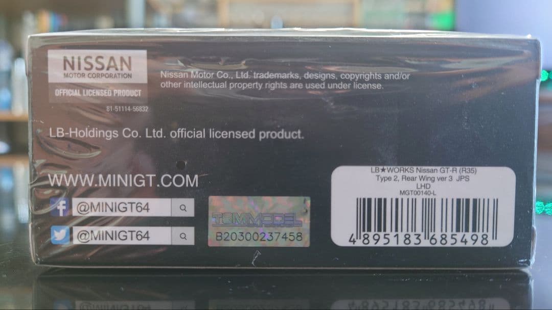 希少 MINI-GT LB☆WORKS Nissan GT-R JPS