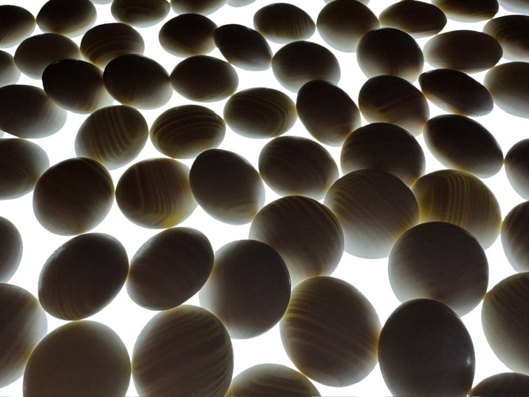 囲碁 36号 蛤碁石 那智黒 碁石 / 超特大 碁笥 欅 上