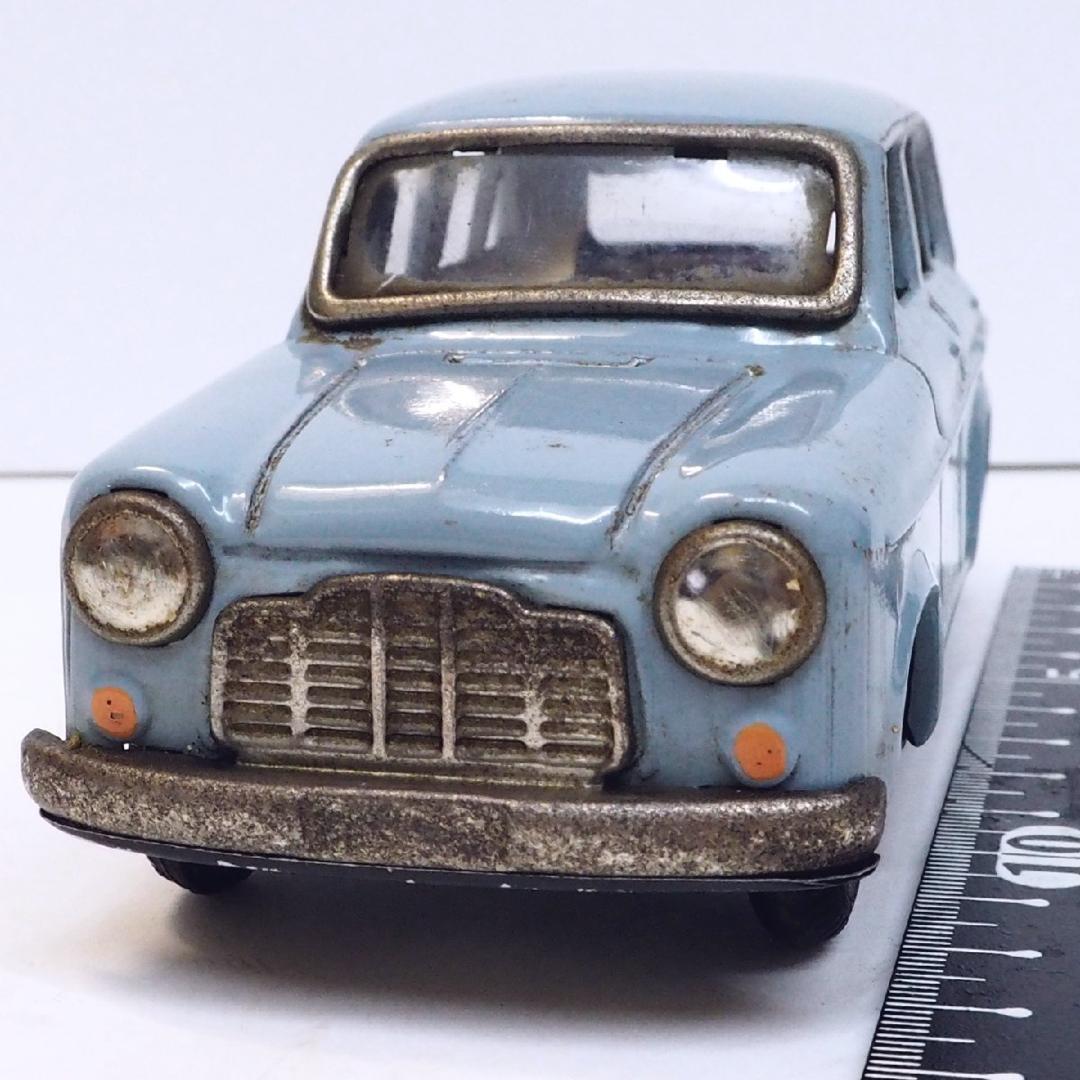 萬代屋【ダットサン セダン1000水色】ブリキtin toy car自動車■箱無