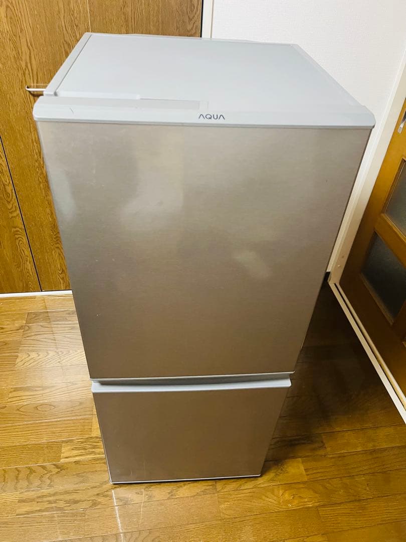 Aqua 2ドア冷蔵庫 シルバー