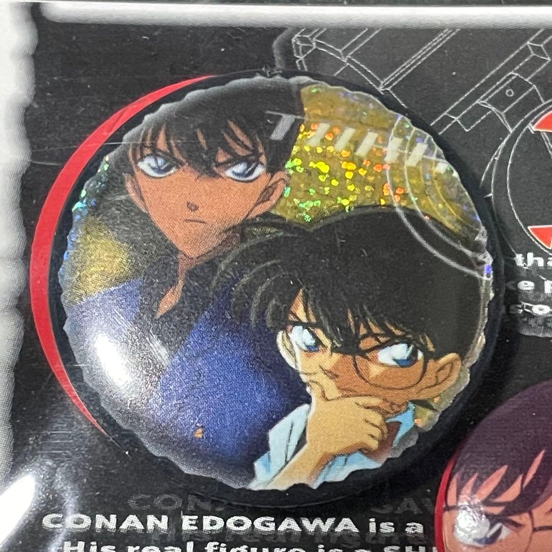 名探偵コナン 缶バッジ 2個セット 当時物