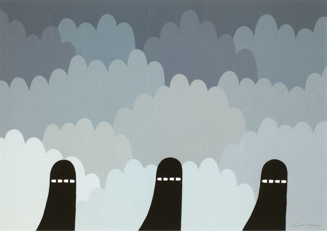 LY painter 現代アート　ジークレー　絵