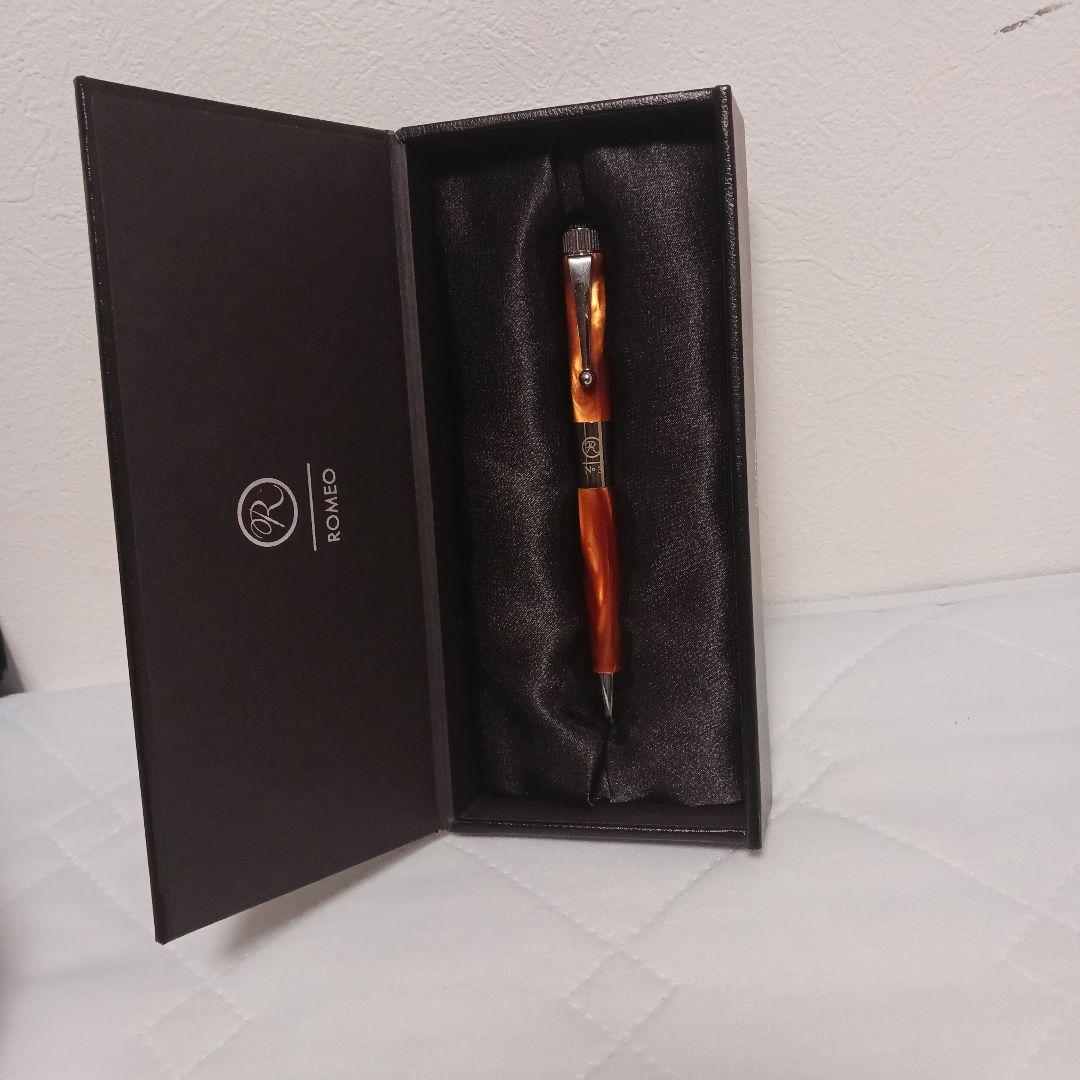 伊東屋ROMEO ボールペン オレンジツートン