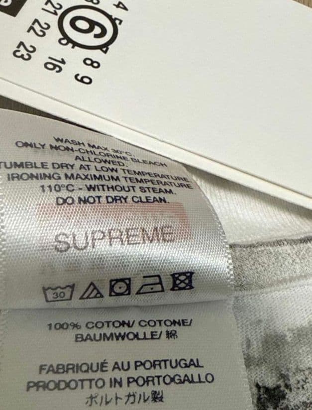 トップス supreme MM6 Maison Margiela Box Logo Tee