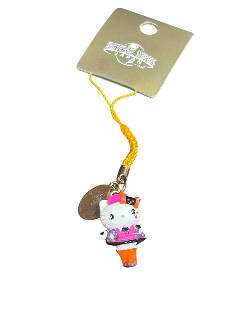 USJ限定　希少レア　根付け　ハロウィン　ハローキティ ストラップ ご当地キティ