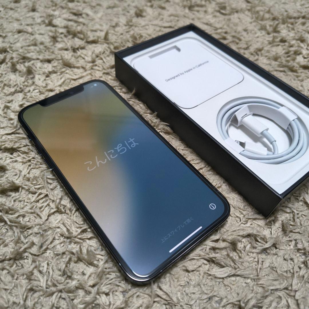 【純正ケース付属】iPhone12Pro 256GB パシフィックブルー