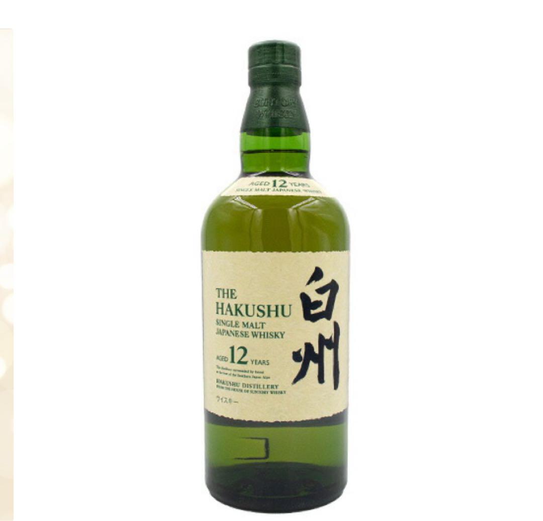 新品未開封　箱付き　12年白州 シングルモルトウイスキー サントリー
