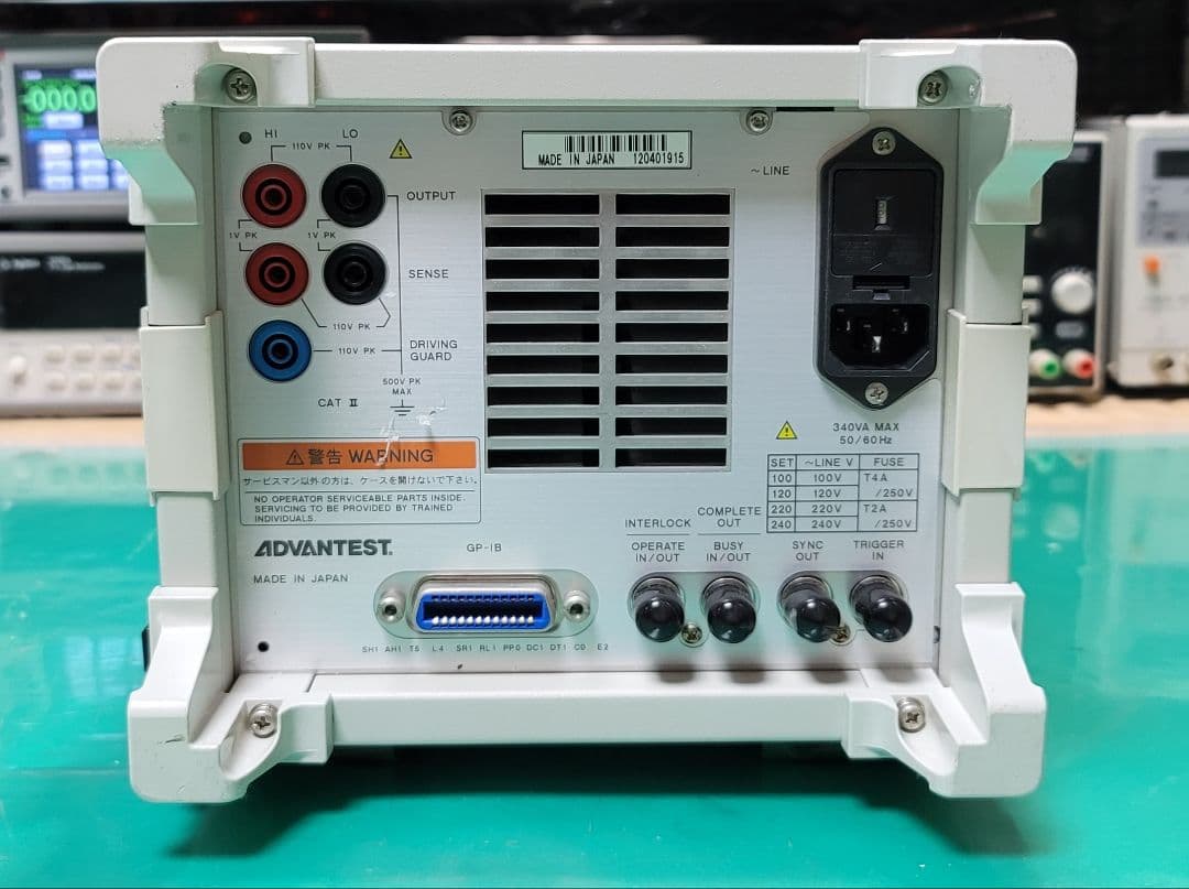 その他 ADVANTEST 6243 DC VOLTAGE/CURRENT SOURCE